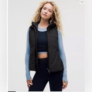 Lululemon Another Mile Vest Down SZ 14 with Hood NWOT